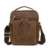 Men's Genuine Leather Single-shoulder Bag, Cowhide Men's Bag, Large-capacity Retro Crossbody Bag
