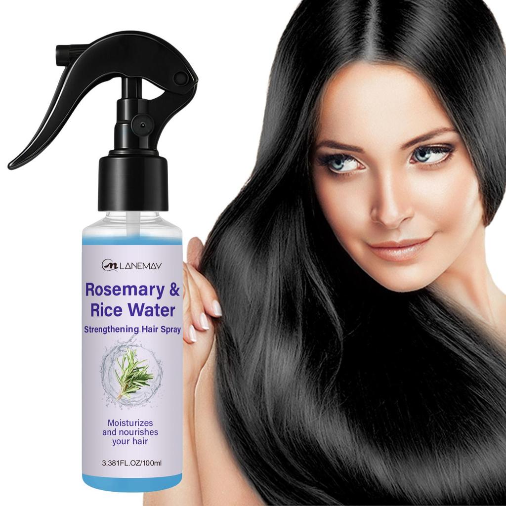 Rosemary Rice Water Hair Spray-Moisturizes And Nourishes Your Hair-Strengthens Hair Strands & Reduces Breakage-100ml