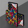 Graffiti Colorful Pattern 2D Phone Case for Samsung S26 S25 S24 S23 S22 S21 S20 A56 A36 A16 - Glass Protective Cover