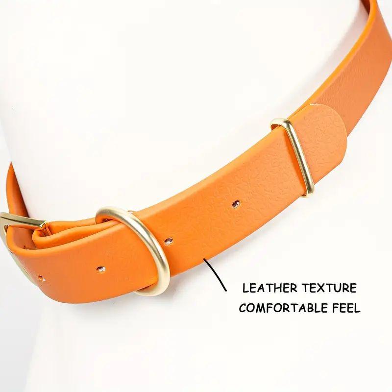 Waterproof Dog Collar,Quick Release Buckle,Odor-Proof Easy to Clean High Performance Fits Small Medium or Large Dogs