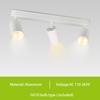 3 Color 110-220V GU10 LED Track Light Spotlight Suit Ceiling Lamp  COB Spot Lights For Kitchen Commercial Living Room Home