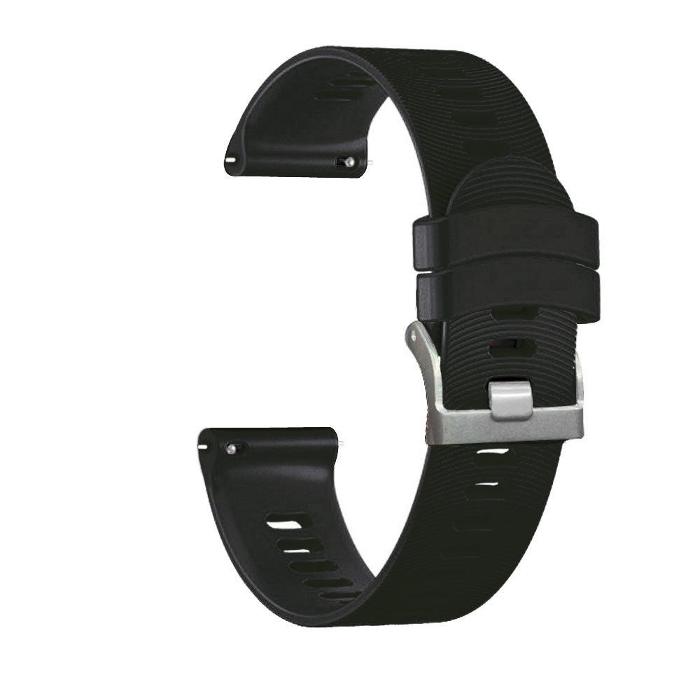 

20 мм силиконовый ремешок для Garmin Forerunner 158 55 245 645 спортивный ремешок для часов Garmin Vivoactive 3 Music/Venu SQ 2 браслет For Forerunner 55 чёрный
