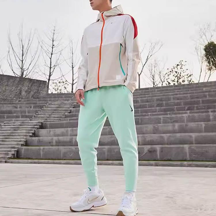 Nike Vestes Hommes Voile Blanc à Capuche Modéré Autre DQ5064-133