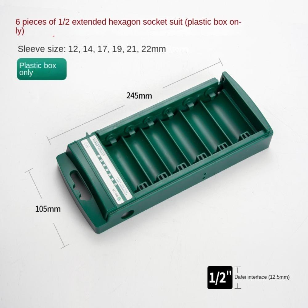 ABS Socket Organizer Box Plastic Socket Storage Tool Socket Wrenchs Holder  Hexagonal Socket Bits