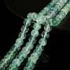 Jingde Jewelry Natural Green Fluorite Round Bead Bracelet - Semi-Finished Loose Beads for DIY Jewelry Accessories
