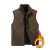 Men's Double-Sided Fleece Vest for Outdoor Autumn/Winter Sports