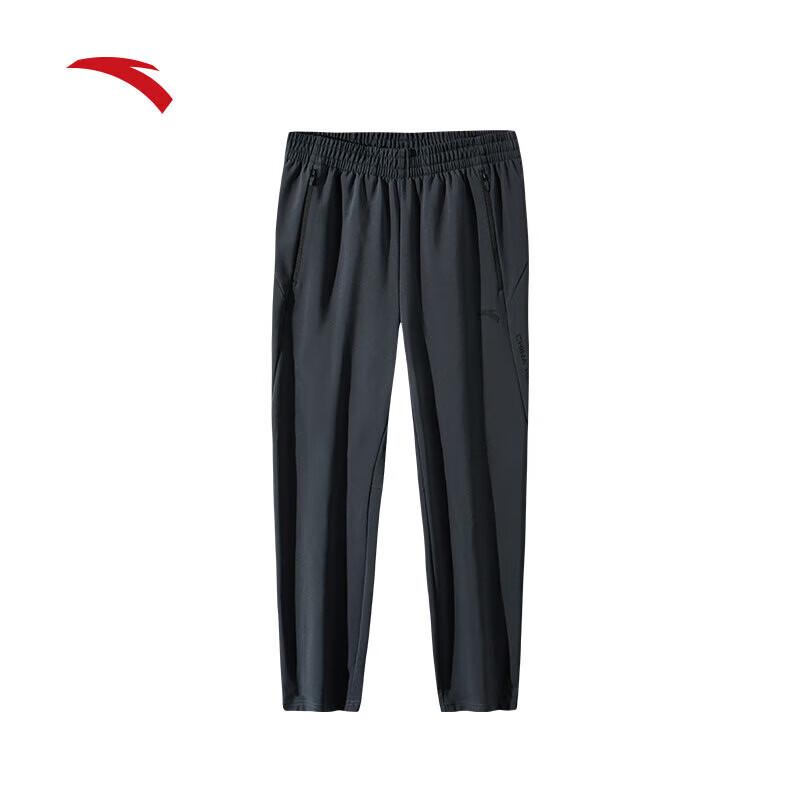 Anta Men s Water-Repellent Brushed Warm Sports Pants 175/L загадочный серый