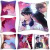 Anime S-Semantic Error Pillow Case Square Pillow Bedroom Sofa Leisure Comfort Cushion Car Living Room Home Decoration