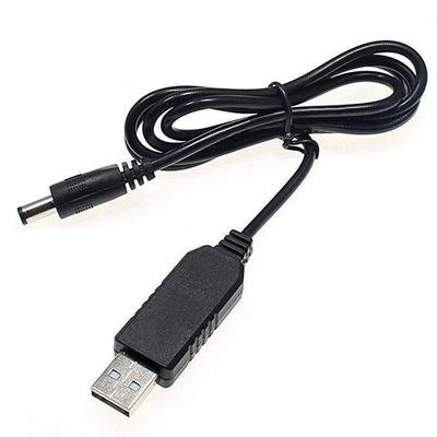 12V USB Boost-Kabel für Powerbank: 5V auf 12V mit 5.5x2.1mm DC-Schnittstelle