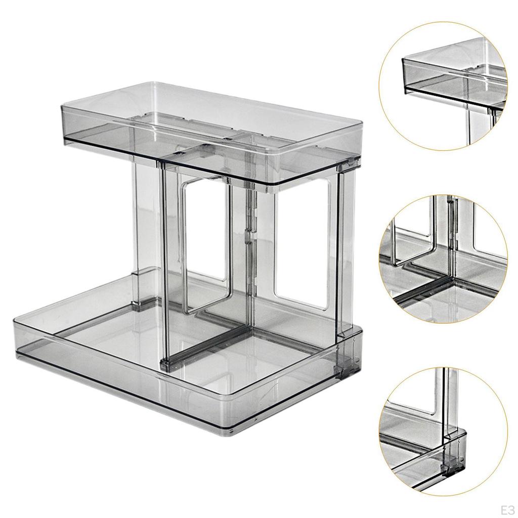 Layer Desktop Organizer Display Stand for Makeup And Accessories in Bathroom