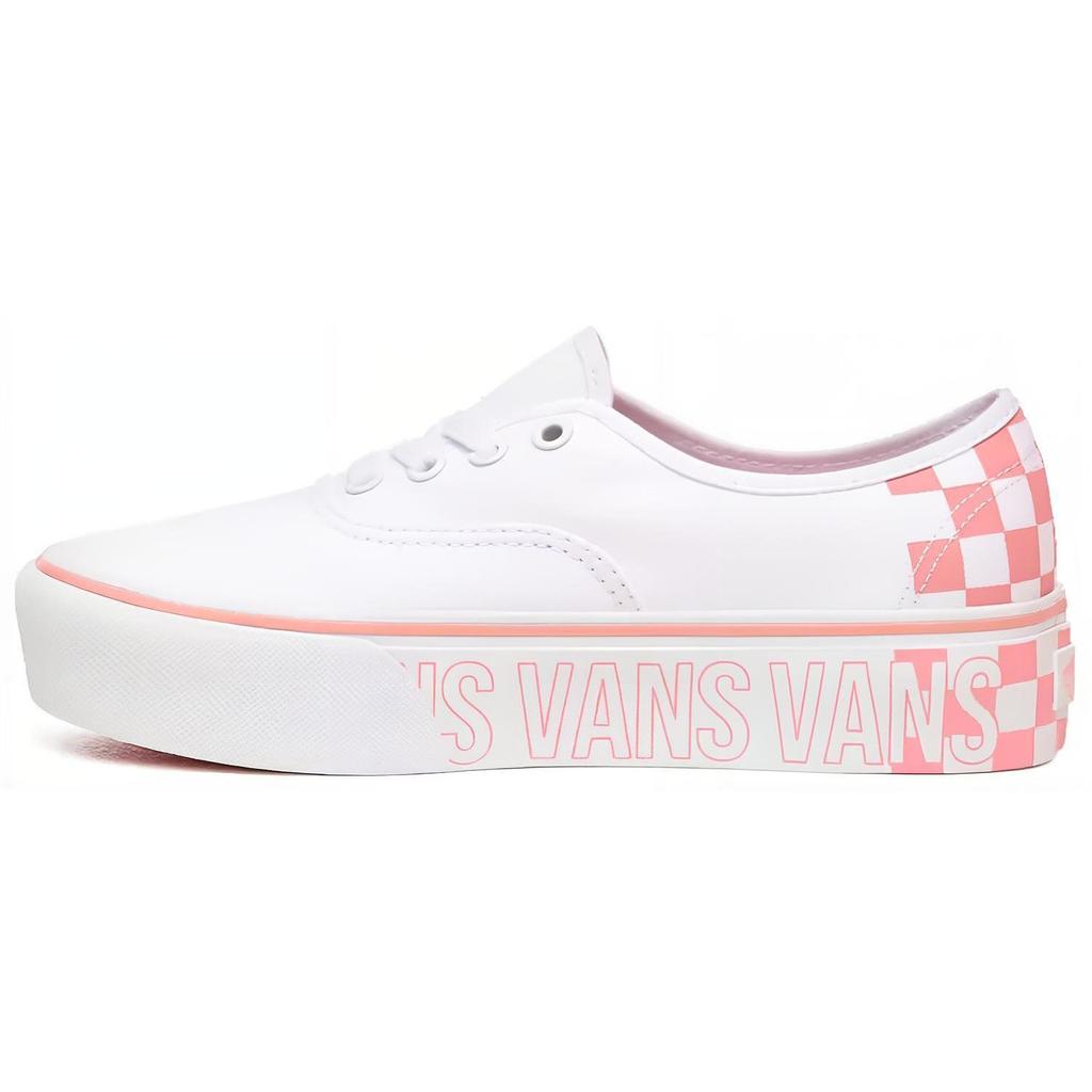 Vans Authentische Plateau-Schuhe 2.0 Weiß/Rosa für Damen VN0A3AV8AHP