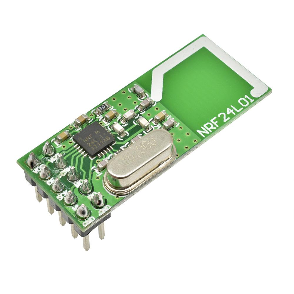 

DC 1.9V-3.6V 125 Channels NRF24L01+ 2.4GHz Antenna RF Wireless Communication Transceiver Module 24L01 Multi-point Low-power