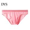 Comfortable Men Briefs Mid-rise High Elasticity Tight Fit Breathable Panties Mesh Stitching Sexy Underwear Solid Color Daily Wear Fine Lines
