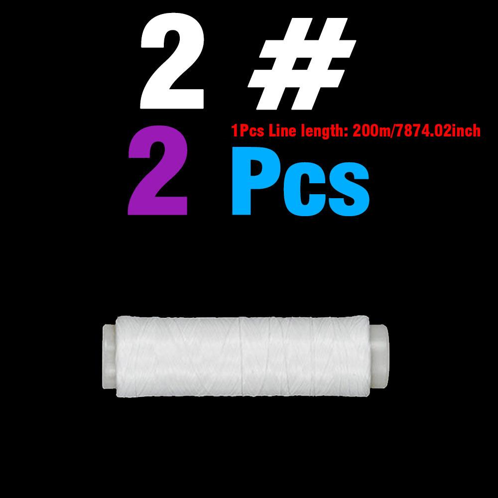 2Pcs Bait Elastic Thread Sea Fishing Tying Material Stretchy Clear Sea Fishing Line Keeping Bait on Hook