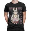 Herren Made in Abyss T-Shirt Nanachi Baumwolle Oberteile Lustiges Kurzarm O-Ausschnitt T-Shirt Erwachsenen T-Shirts