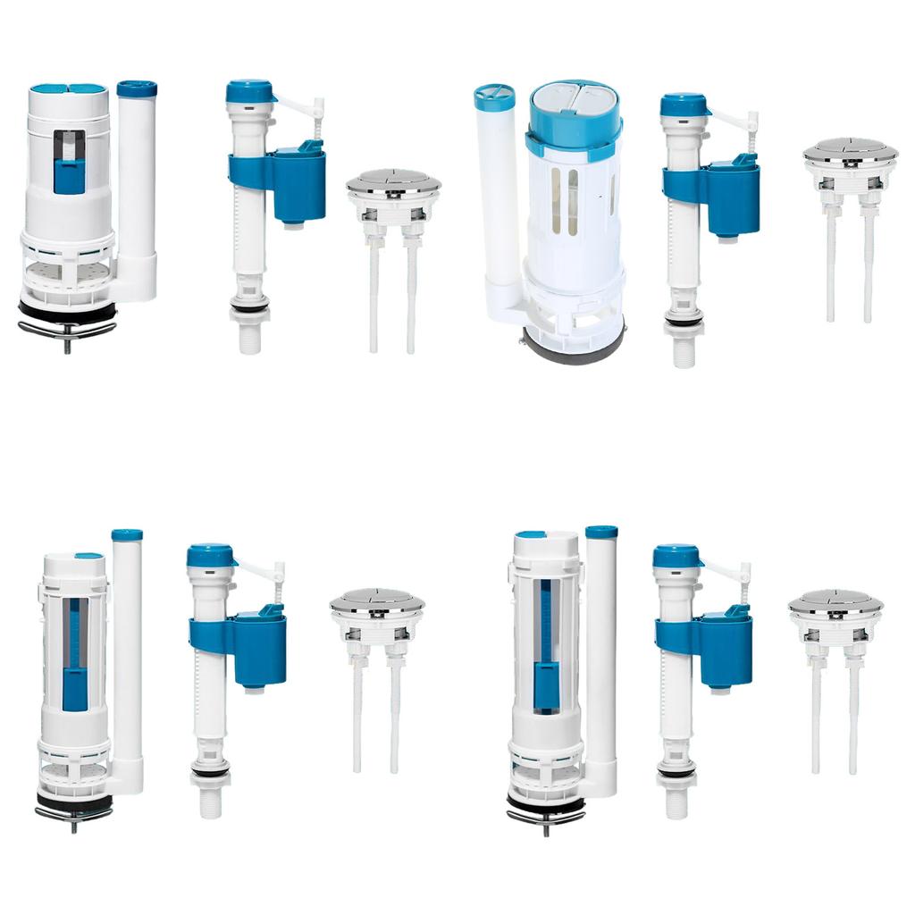 Multipurpose Toilet Cistern Inlet Valves Part Leakproof Sturdy ABS Materials Smooth Water Flows for Household Use