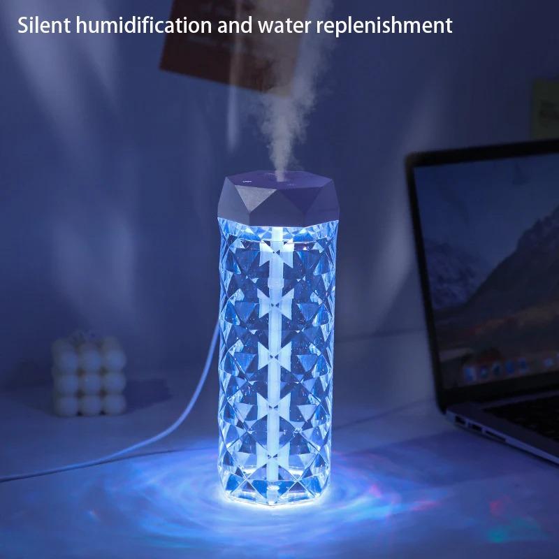 1000ML USB Air Humidifier Aroma Diffuser Essential Oil Mist Maker with RGB Light Air Purifier for Car Home Bedroom Office
