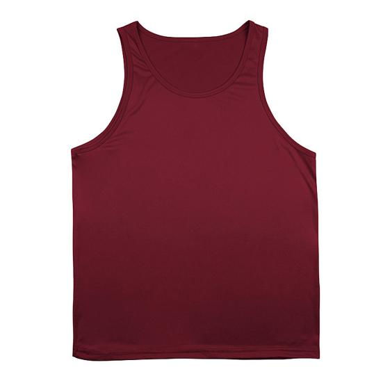 Men Vest Slim Fit Sleeveless Round Neck Summer Camisole Pure Color Racerback Design Summer Sport Vest