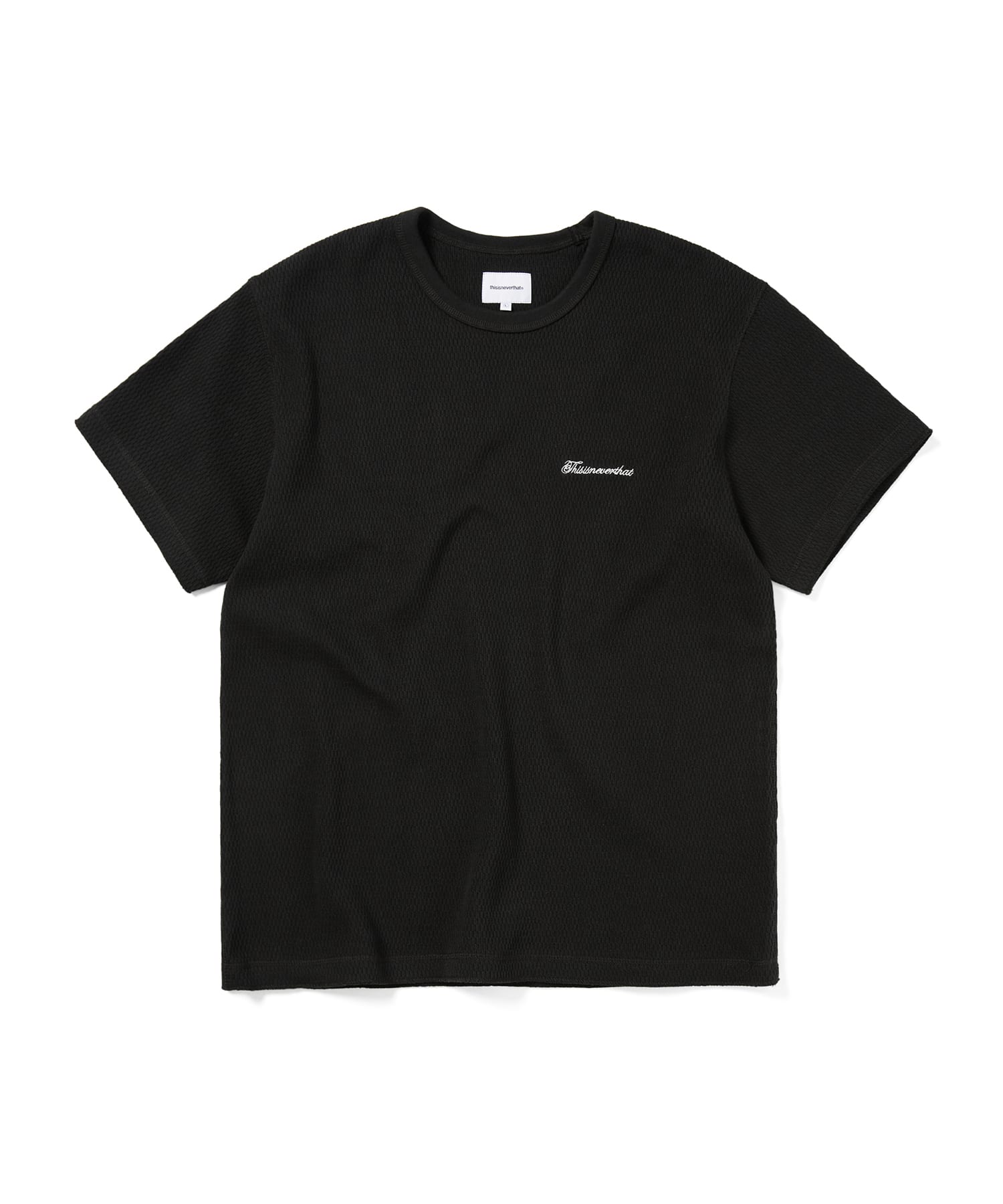 This Is Never That Waffle Tee Off Black S