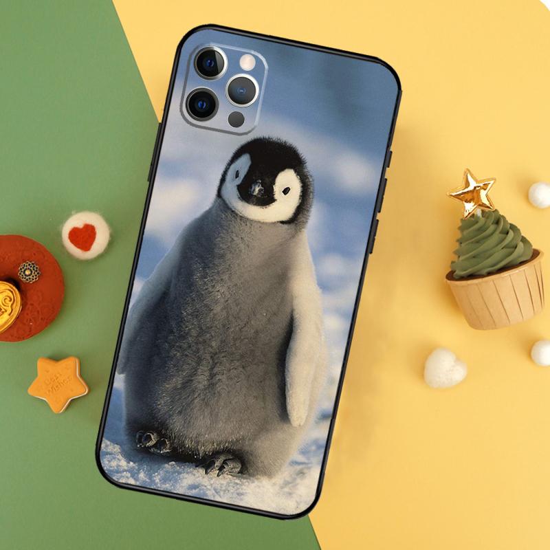 

Чехол для телефона Пингвин Снег Арктика Милое Животное Для iPhone 17 17Air 16 16E 15 14 13 12 11 Pro Max 12 13 Mini Ударопрочный Чехол iPhone 13 Pro