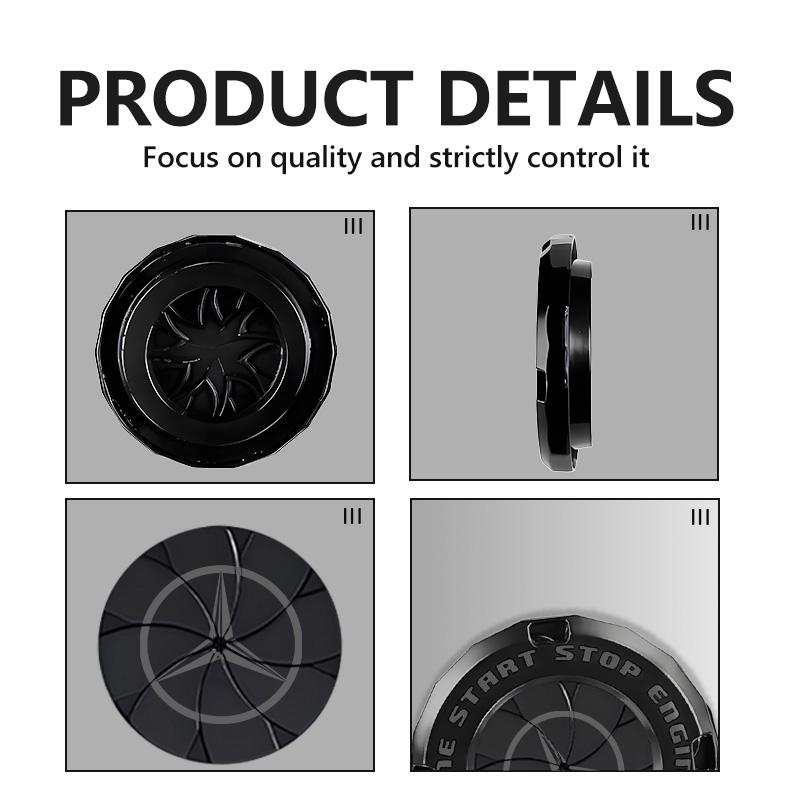 Car One-Click Engine Start Switch Button Protective Cover Decoration Accessories For Benz CITAN VITO SPRINTER CLS SLK Sport ML