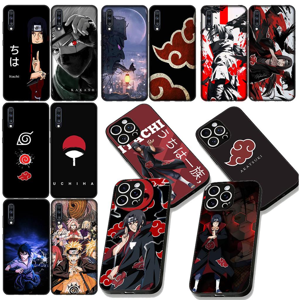 Akatsuki Narutos Uchiha Itachi Phone Case for Samsung Galaxy Note 20 9 10 S8 S10 Lite S9 Plus A54 A53 A21S S10E A17 Soft Cover