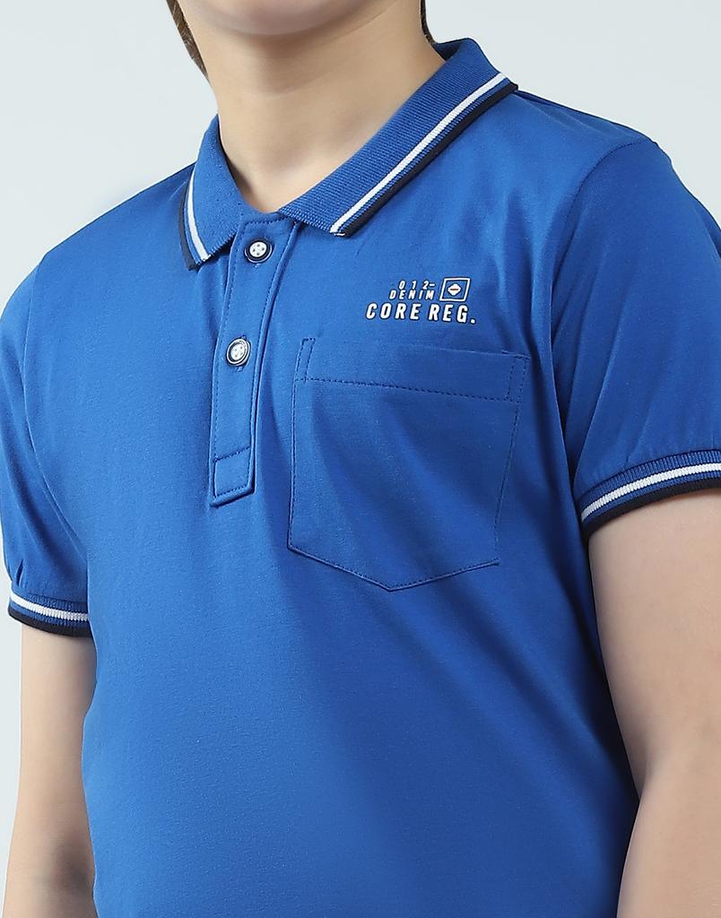 MONTE CARLO Men's Regular Fit Solid Half Sleeve Polo T-Shirt