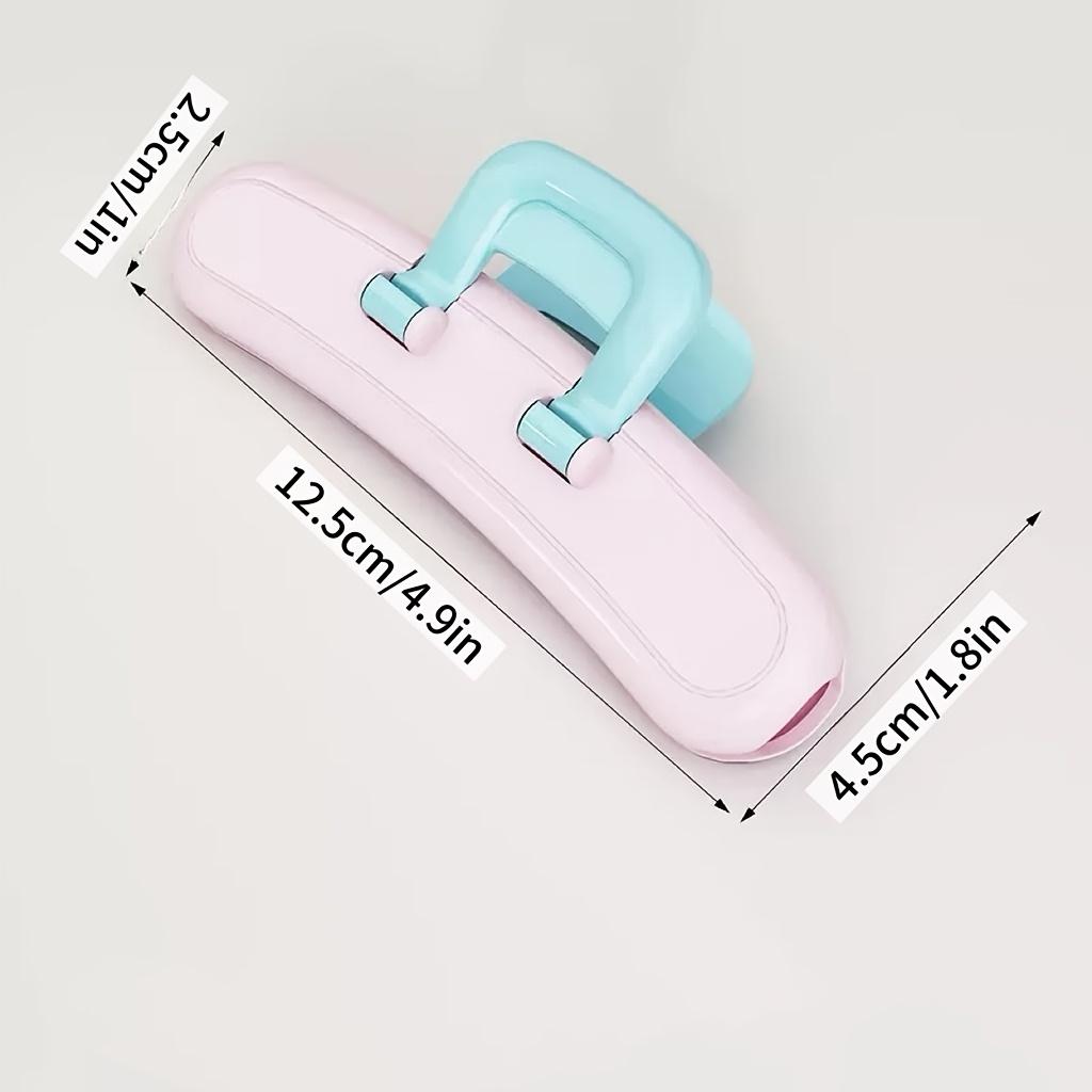 4Pcs Large Snack Bag Sealing Clips, Available in 4 Different Colors, Moisture-Proof Sealing Tool for Food Storage
