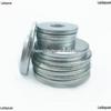 16 Large Galvanized M2 Flat Washers - Thickened Gasket Rings (Mixed Sizes)