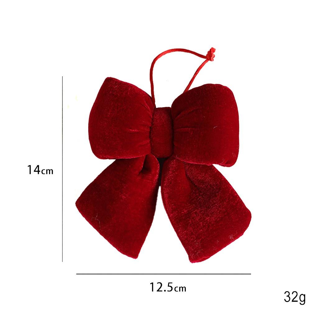 Festive Red Bow Ornaments for Christmas Tree Decor and For Home Parties
