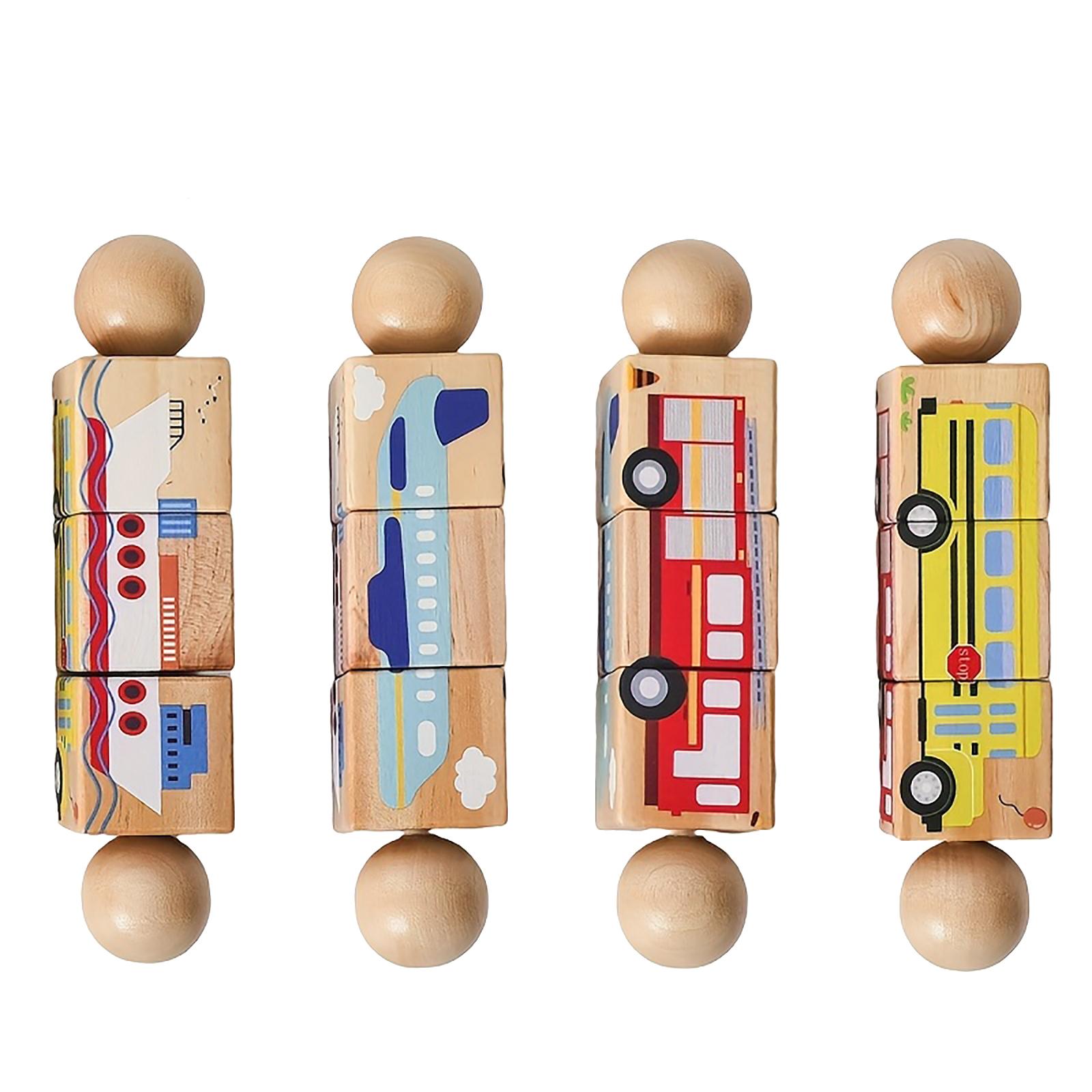 

Cartoon Multifunctional Rotaating Rattle, Cute Animal Shape Matching Toy, Baby Grasping Toy One Size