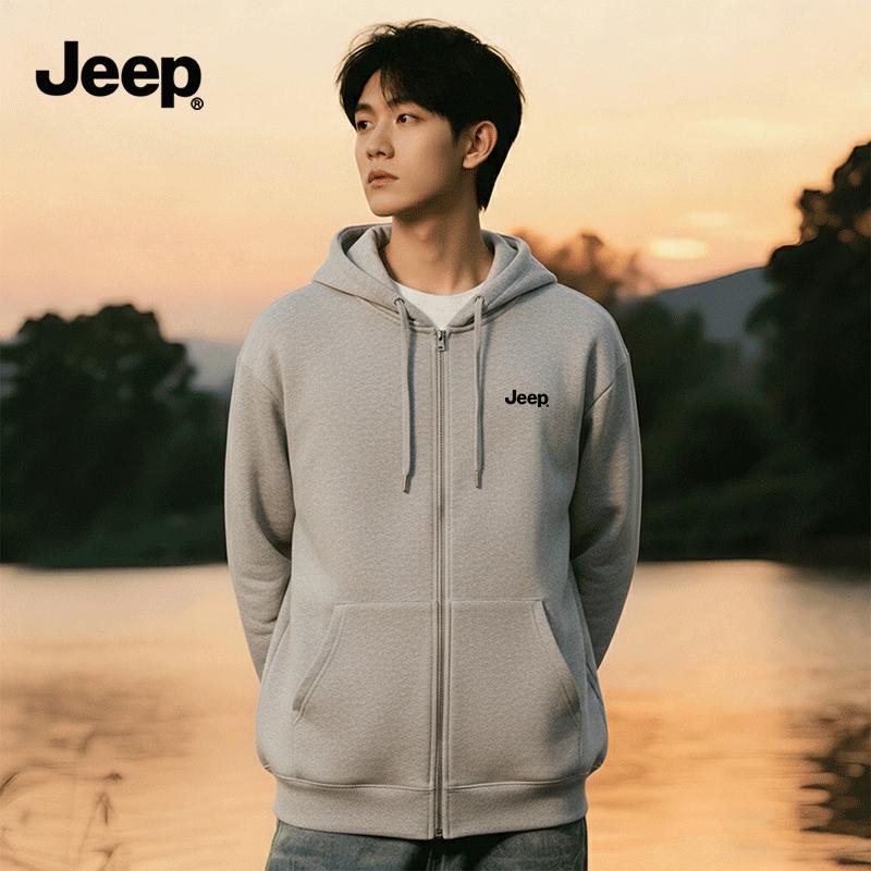 JEEP Men s Heavyweight Hooded Zip Jacket 2XL