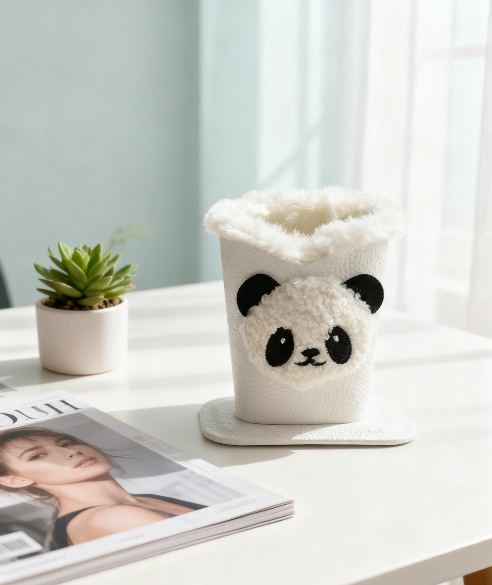 

- Плюшевый держатель для очков Очаровательный мультяшный держатель для очков и ручек Настольное хранилище Стойка для хранения очков One Size