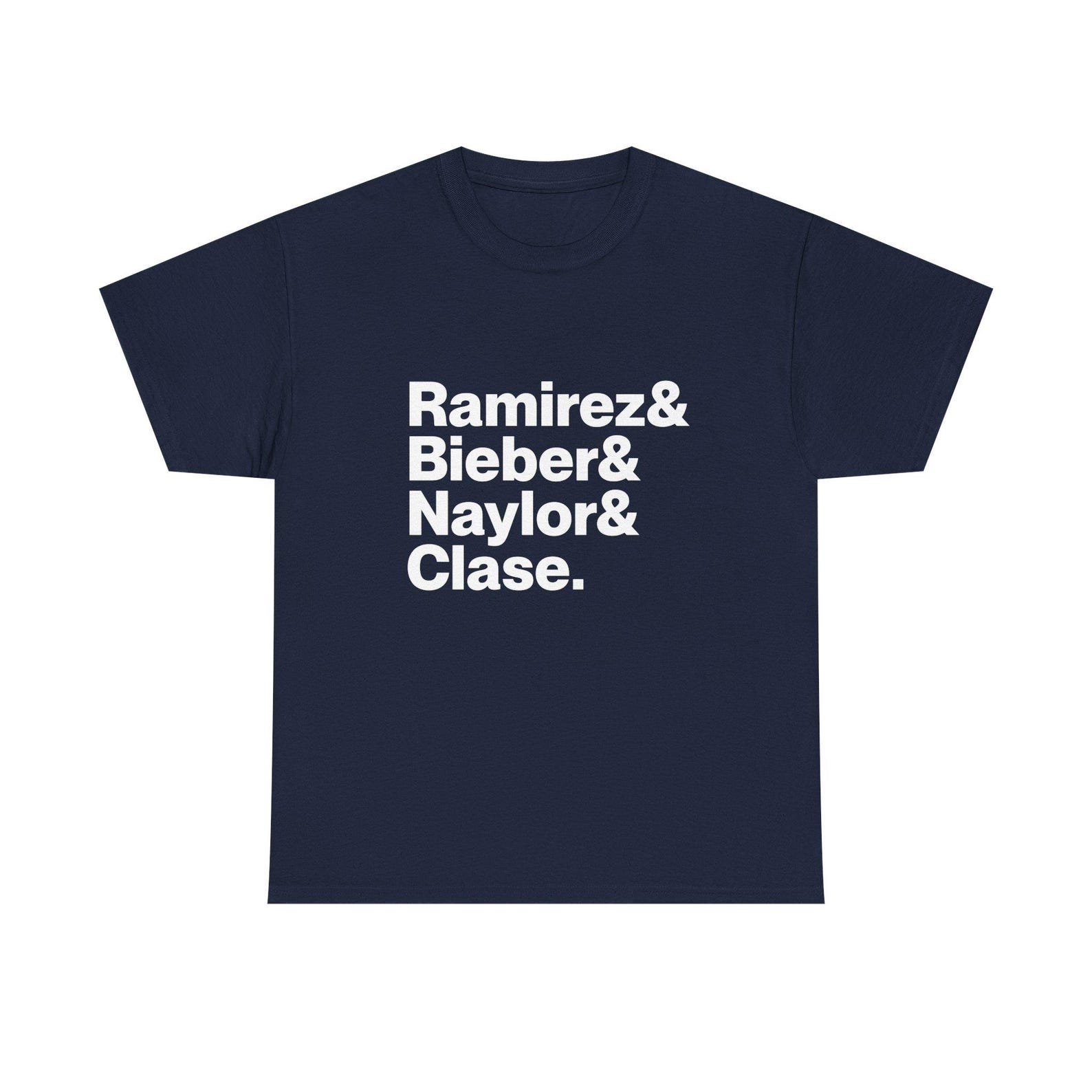 Cleveland Guardians Shirt - Ramirez, Bieber, Naylor, Clase | MLB Baseball Tee 2026 M