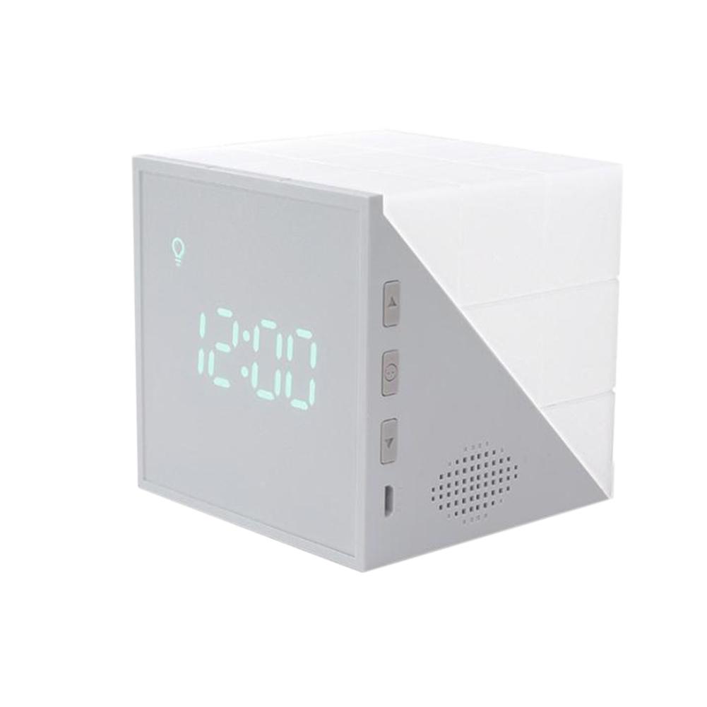 Buy Rubik's Cube Alarm Clock, Colorful Light Smart Temperature USB ...