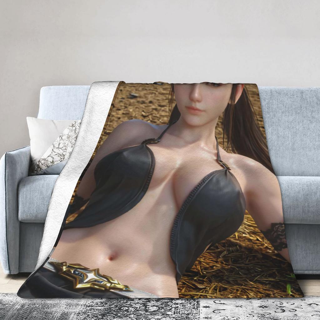 Stellar Blade EVE Flannel printed blanket suitable for all seasons suitable for living room office sofa and travel 180x250CM