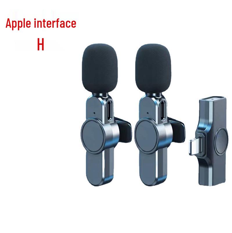 2,4G Drahtloses Ansteckmikrofon mit intelligenter Rauschunterdrückung für Live-Streaming, Kurzvideos und Tonaufnahmen