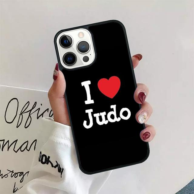 I LOVE Janpan Judo Original Phone Case Cover For iPhone 17 Air 15 16 14 13 12 Pro Max 11 Pro Max Plus Coque Shell
