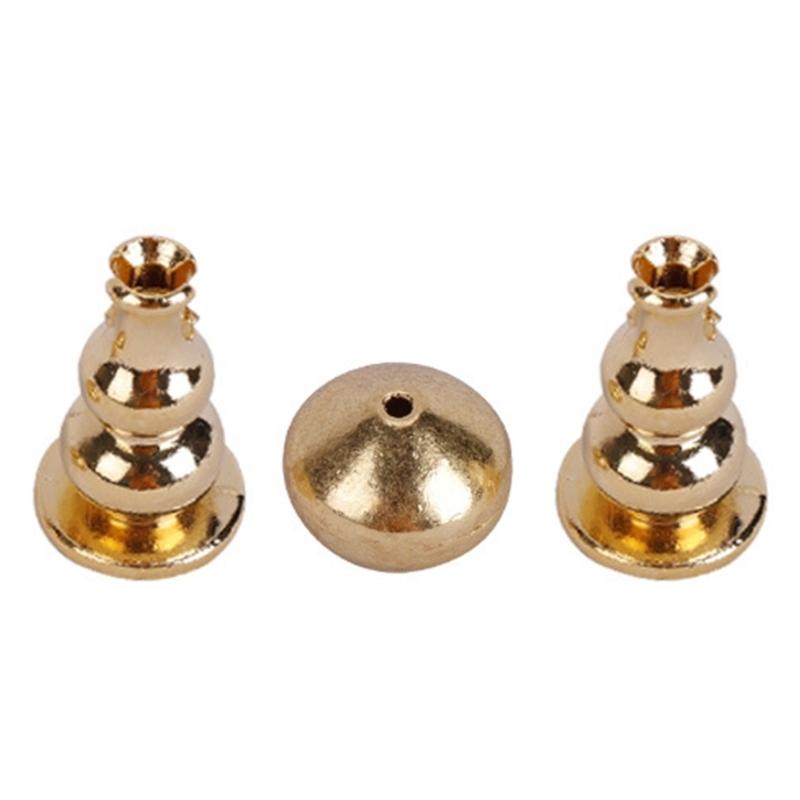 Gourd Shape Incense Stick Holder Copper Censer Bracket Household Accessory for Temple Living Room Office Decoration