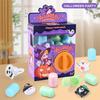 Mini Capsule Toy Machine with 6 Surprise Eggs Collectible Cartoon