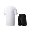 Anta Running Series Summer Casual Sports Suit Men suits Pure-White 952625202-3
