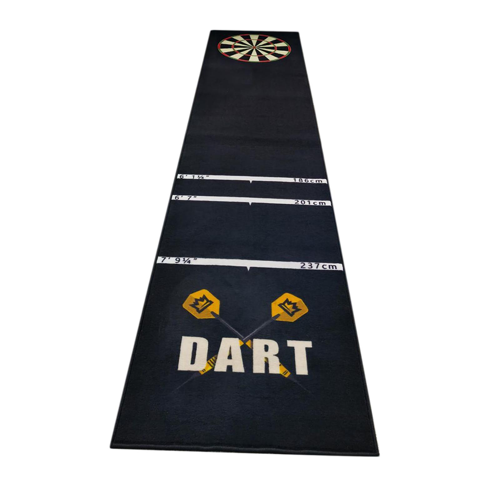 Dart Carpet Kids Adults Soft with Throwing Distance Line Flooring Protector