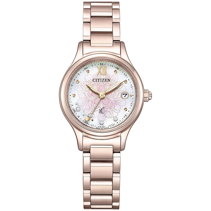 

[Citizen] watch cross sea Light-powered eco-drive radio clock waterproof hikari collection SAKURA limited model ES9497-88X ladies pink