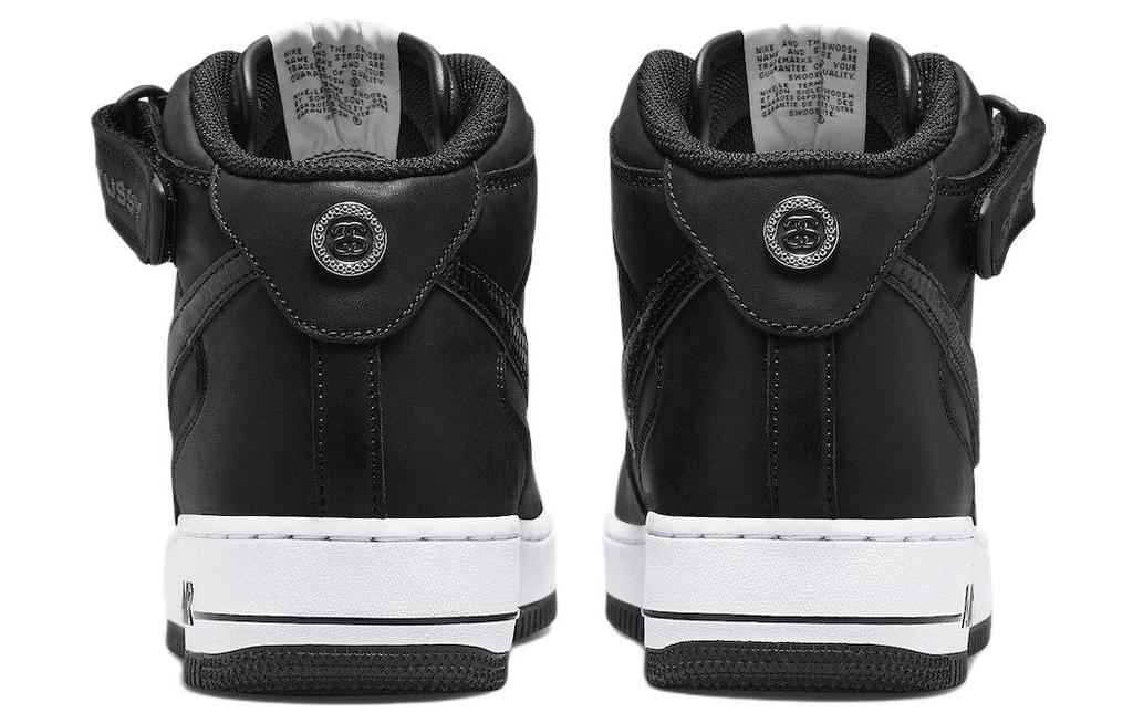 Nike X Stussy Air Force 1 Mid 'Black Snakeskin' DJ7840-001