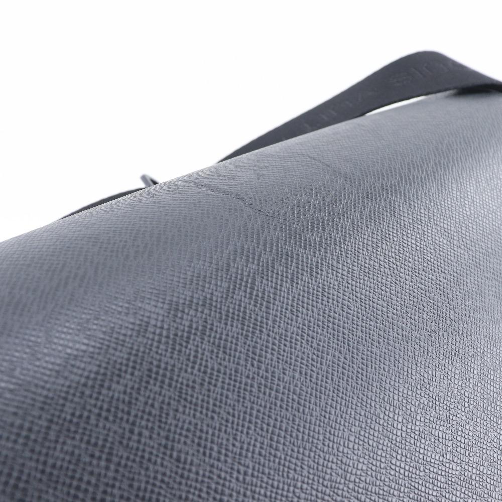 LOUIS VUITTON Thai meal Shoulder Bag M30862 Aldoise black Taiga/Nylon canvas mens Used