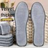 Fleece-Lined Winter Insoles: Thick, Warm, Soft, Sweat-Absorbent, and Deodorizing Faux Rabbit Fur Insoles
