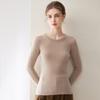 2026 Le Ka Sha Women's 100% Pure Cashmere Round Neck Base Layer Top - Slim Fit Autumn/Winter Sweater