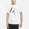 Jordan Casual Sports Breathable Letter Print Crew Neck T-Shirt Men Tops White DA9901-100
