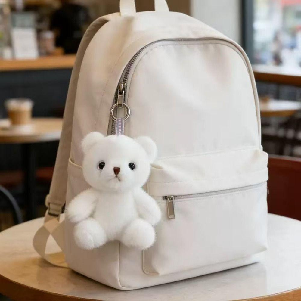 Stuffed Animal Bear Plush Ornaments PP Cotton Bear Plush Toy  Car Pendant