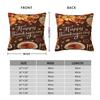 Pillow Case Happy Thanksgiving Day Soft Pillow Cover Morden Cushion Cover Graphic Pillowcases For Sofa Bedroom Home Decor